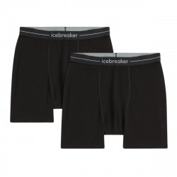 Icebreaker Merino Anatomica Boxershorts Herren 2er-Pack – Klassische Boxershorts für Aktive Unternehmungen